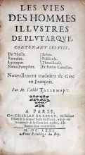 Les Vies Des Hommes Illvstres (I)