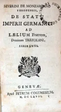 De Statu Imperii Germanici Ad Laelium Fratrem, Dominum Trezolani