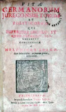 Vitae Germanorum Jureconsultorum et Politicorum...