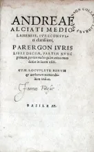 Parergon Ivris Libri Decem