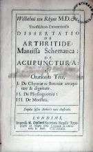Dissertatio De Arthritide: Mantissa Schematica: De Acupunctura: Et Orationes Tres...