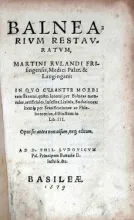 Balnearivm Restavratvm