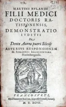 Demonstratio Ivditii De Dente Aureo pueri Silesij...