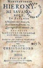 Meditationes…In Psalmos Miserere mei Deus. 50...