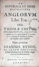 De Repvblica Et Administratione Anglorvm