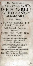 Institvtionvm Jvris Pvblici Romano-Germanici