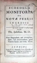 Schedula Monitoria De Novae Febris Ingressu