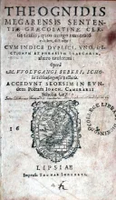 Sententiae Graecolatinae, Certis titulis…distinctae