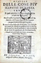 Dialogo Delle Cose Piv Illvstri di Terra Santa
