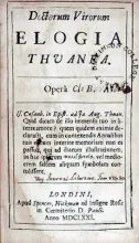 Doctorum Virorum Elogia Thuanea