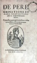 De Peregrinatione Et Agro Neapolitano