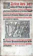 LArbre des batailles Et fleur de cheualerie