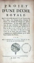 Project D'Une Dixme Royale