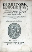 De Rhetorica Ecclesiastica, Sive De Modo Concionandi