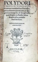 De rerum inuentoribus libri octo, quarto iam, recogniti