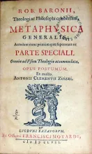 Metaphysica Generalis; Accedunt nunc primùm quae supererant...