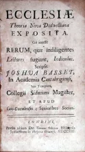 Ecclesiae Theoria Nova Dodwelliana Exposita. Cui accessit Rerum...