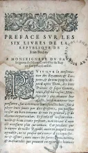 Les six livres de la république, ensemble une apologie de René Herpin...