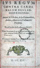 Ivs Regvm Contra Cardinalem Bellarminum & alios Iesuitas