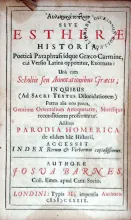 Αυλικοκατοπτρον sive Estherae Historia