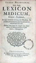 Lexicon Medicum, Graeco-Latinum