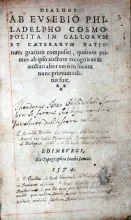 Dialogi.In Gallorvm Et Caeterarvm Nationum gratiam compositi