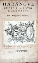 Harangve Faicte a La Royne D'Angleterre