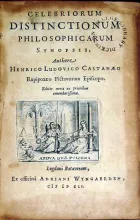 Celebriorum Distinctionum Philosophicarum Synopsis...