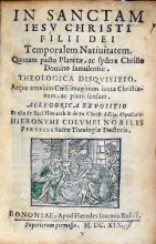 In Sanctam Iesv Christi Filii Dei Temporalem Natiuitatem...