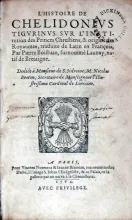 L'Histoire...L'Institution des Princes Chrestiens, & origine des Royaumes
