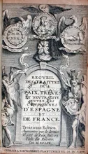 Recveil Des Traittez De Paix, Treves Et Nevtralité Entre Les Covronnes...
