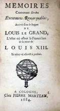 Memoires Contenant divers Evenemens Remarquables, Arrivés sous...