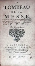 Le Tombeau de la Messe. P. D. D