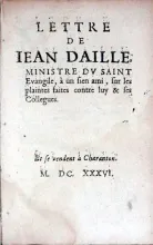 Lettre.à un sien ami, sur les plaintes faites contre luy & ses Collegues