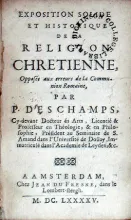 Exposition Solide Et Historique de la Religion Chretienne...