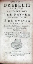 De. Natvra Elementorvm. II. De. Qvinta Essentia