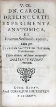 Experimenta Anatomica, Ex Vivorum Sectionibus petita