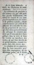 Observations Sur Les Eaux Minerales de Plusieurs Provinces De France...