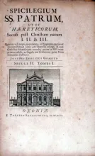Spicilegium SS. Patrum, ut et Haereticorum, Seculi post Christum...  (I, II, III)