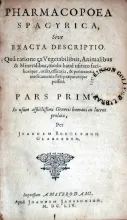 Pharmacopoea Spagyrica, Sive Exacta Descriptio (I)