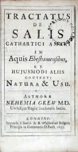 Tractatus de Salis Cathartici Amari In Aquis Ebeshamensibus...