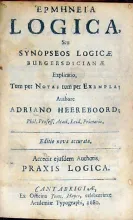 Ερμηνεια Logica, Seu Synopseos Logicae Burgersdicianae ..Editio nova