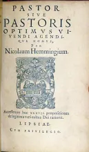 Pastor Sive Pastoris Optimvs Vivendi Agendiqve Modvs