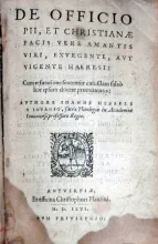 De Officio Pii, Et Christianae Pacis Vere Amantis Viri...
