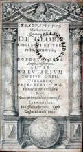 Tractatvs Dvo Mathematici. Quorum Primus De Globis Coelesti...
