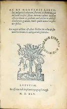 De Re Hortensi Libellus, uulgaria herbarum, florum, ac fruticum...
