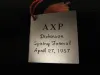 Alpha Chi Rho Formal Fans, 1952 and 1957