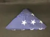 Folded American Flag Back