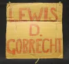 Lewis Gobrecht's Freshman Sign, 1951