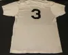 Harrisburg Hustlers Captain #3, Short Sleeve Shirt (silver and black striped), back 